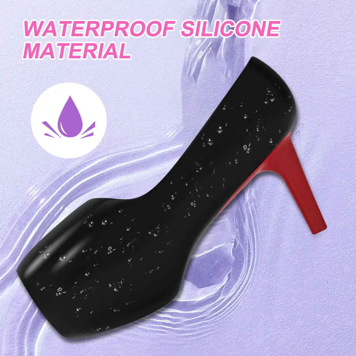 High Heel Suction Penis Vibrator Trainer