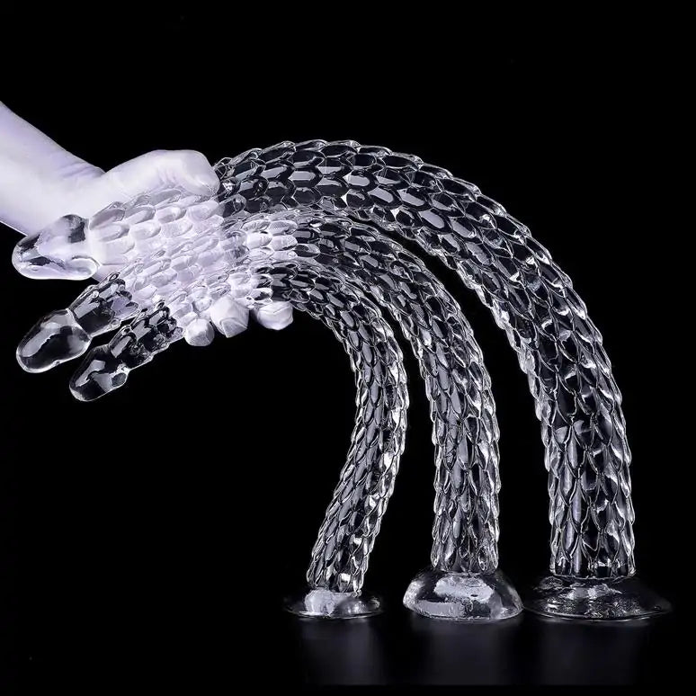 Hosed Realistic Anal Snake – 19 Inch Dildo