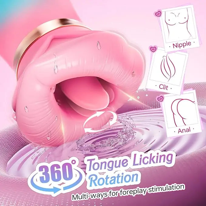 Hungry Sucker Sex Toy – 5IN1 Sucking Vibrator