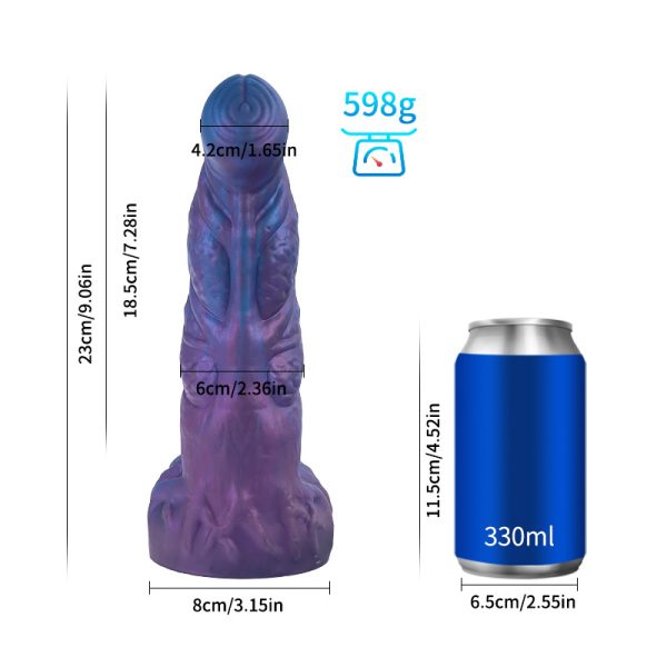 Hydra Dildo Monster Design 9 Inches