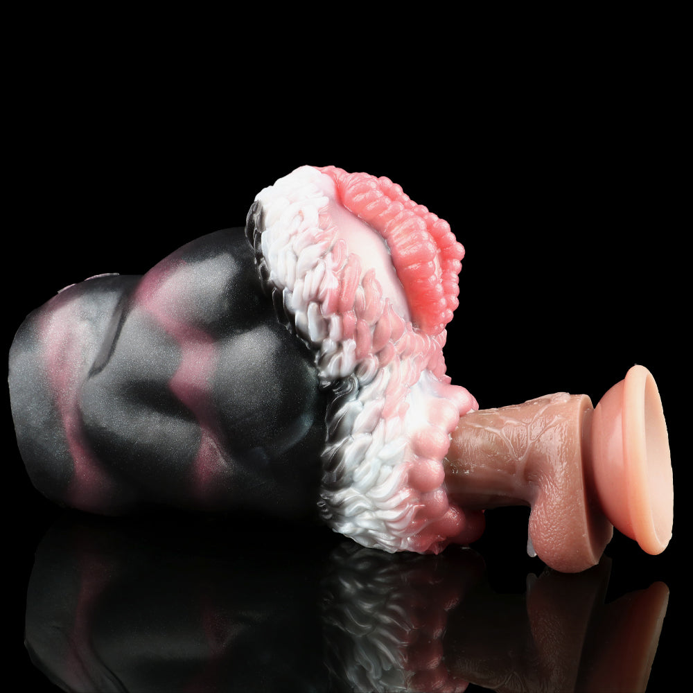 Kangaroo Animal Pussies Sex Doll - Dual Channel Fantasy Pocket Pussy Handy Male Masturbator
