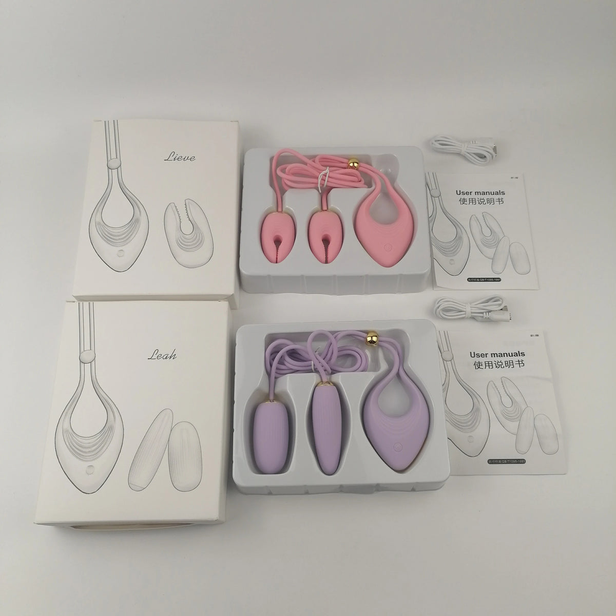 Couples Vibrating Cock Ring Set with Nipple Clamps & Bullet Eggs