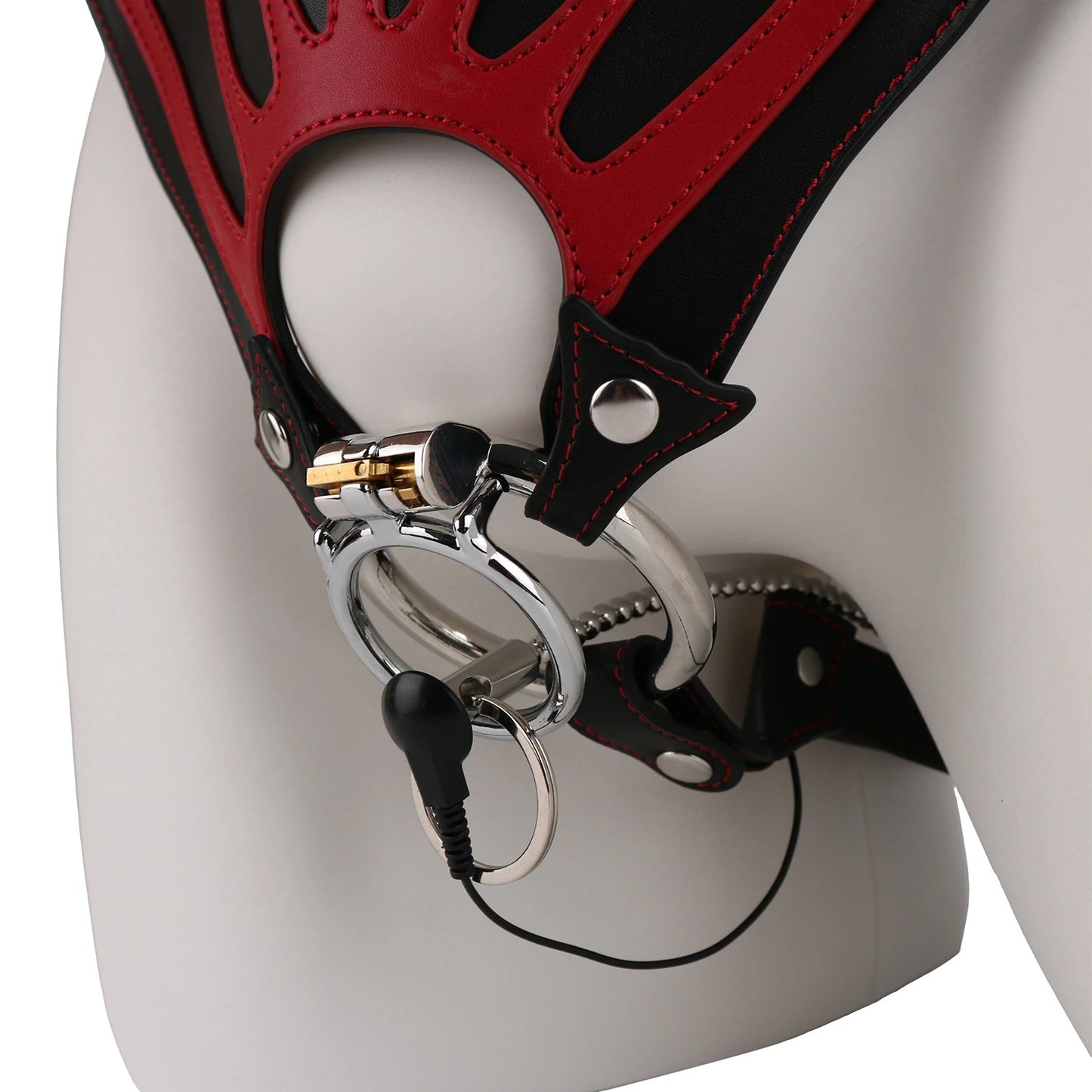 Mermaid Electro Prison - Full E-Stim Chastity Harness & Urethral Sound Set