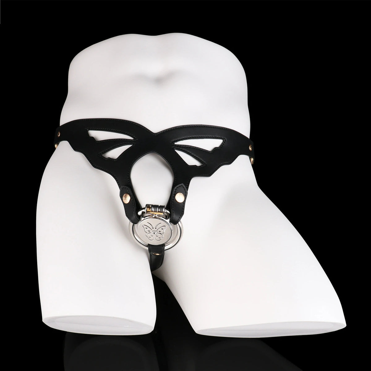 Phantom Butterfly Electro Prison - Full Electro Chastity Belt Set