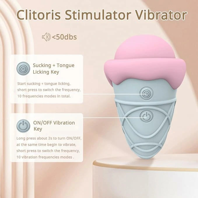 Ice Cream Cone Vibrating Wand