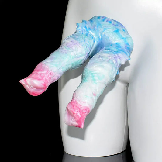 Ice Dragon Twin-Head Fantasy Dildo 7.8 Inches
