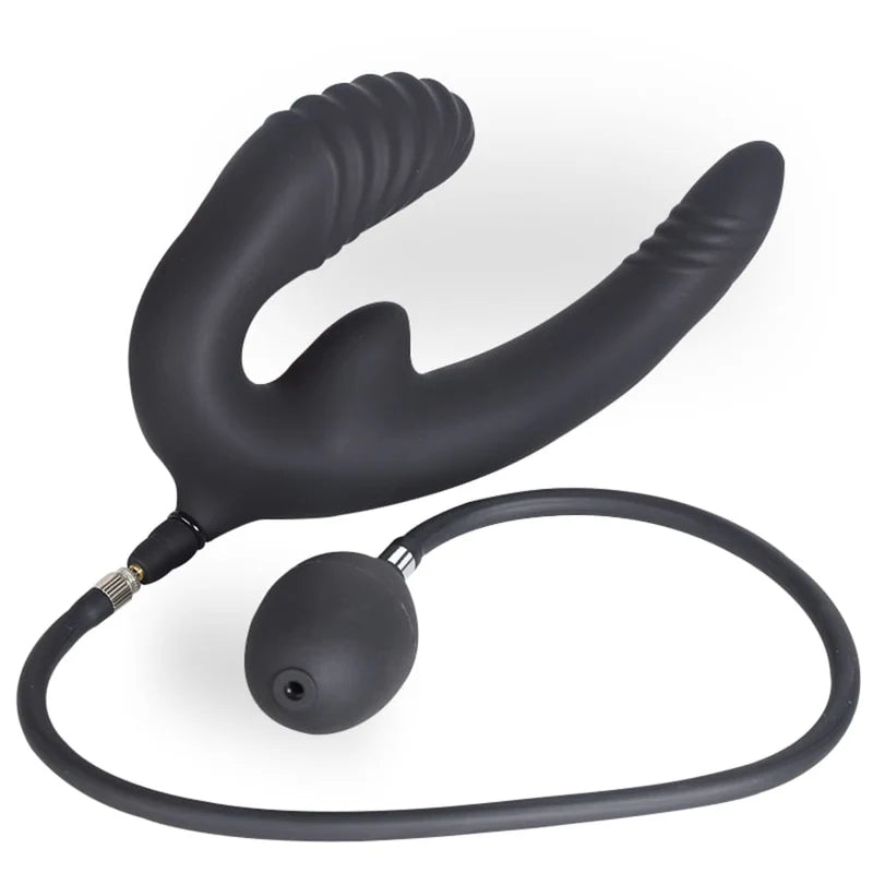 Inflatable Double-Ended Dildo for Couples