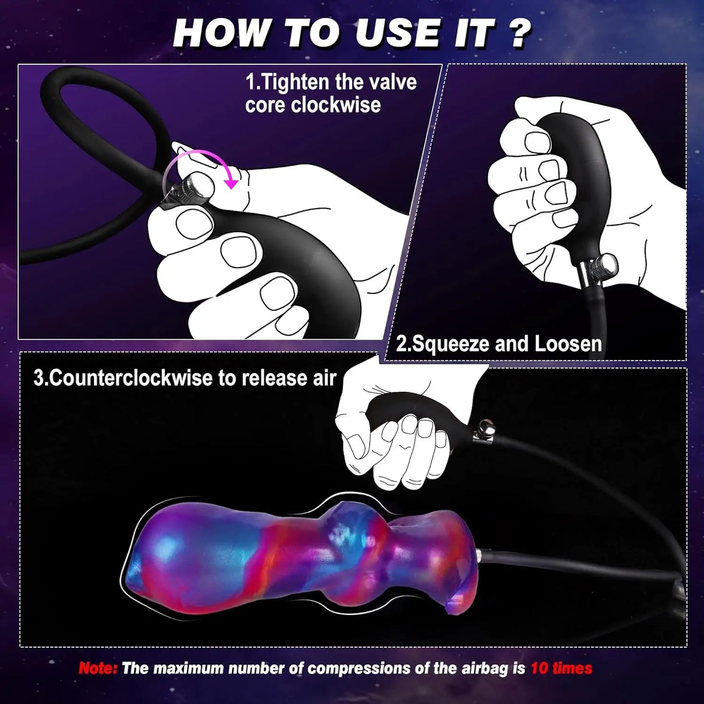 Inflatable Fantasy Alien Knot Plug