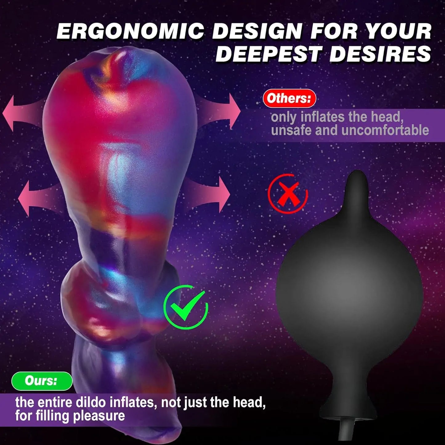 Inflatable Fantasy Alien Knot Plug