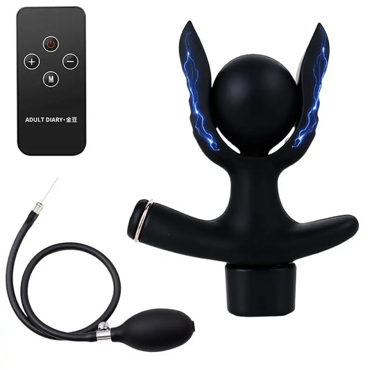 Inflatable Electric Shock Plug with Remote Control