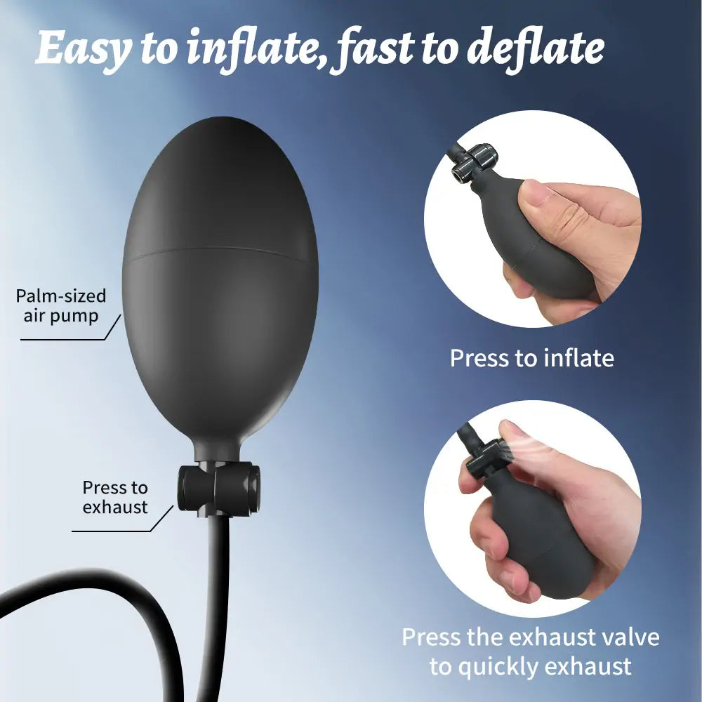 Inflatable Vibration Prostate Massager with App