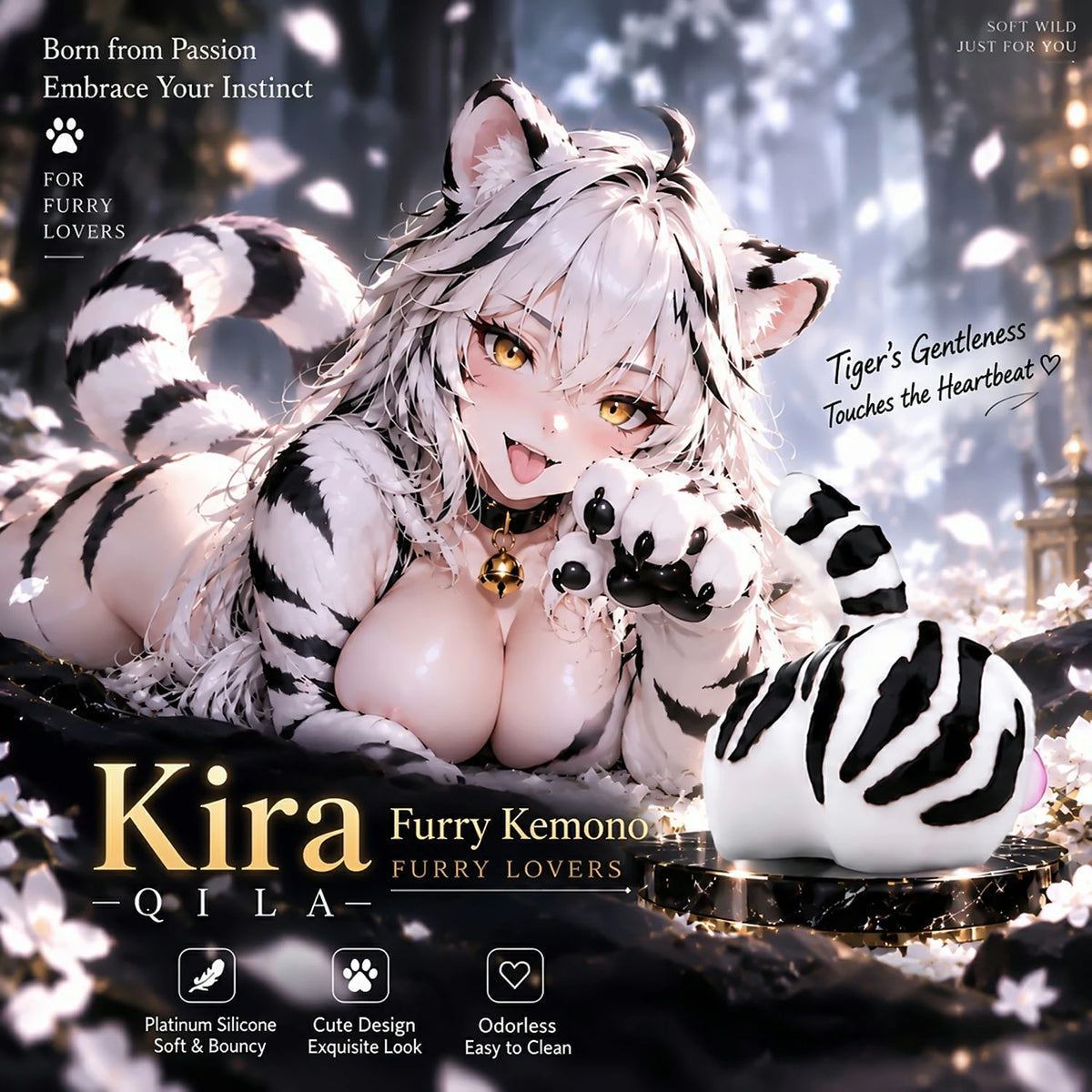 Kira – Dual Channel Spirit Tiger Butt Masturbator