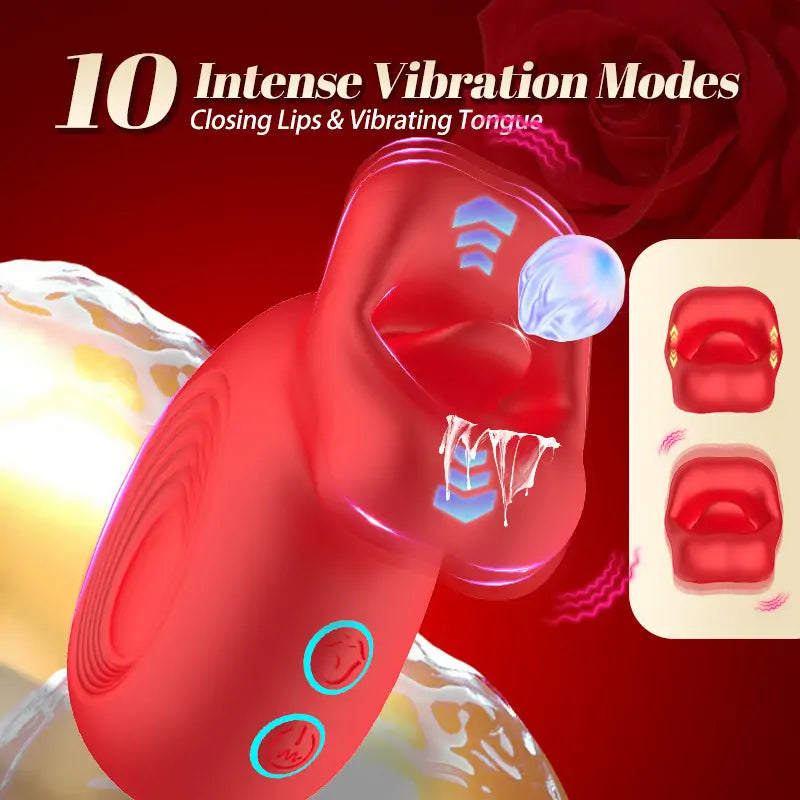 Kiss Lips Vibrating Clitoral Sucking Toys