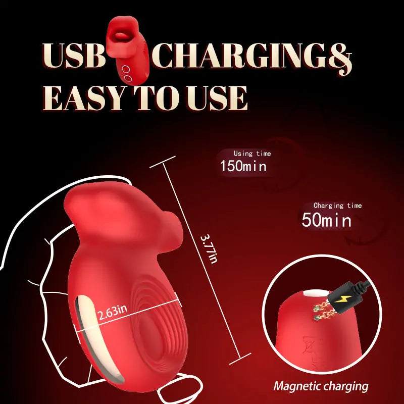 Kiss Lips Vibrating Clitoral Sucking Toys