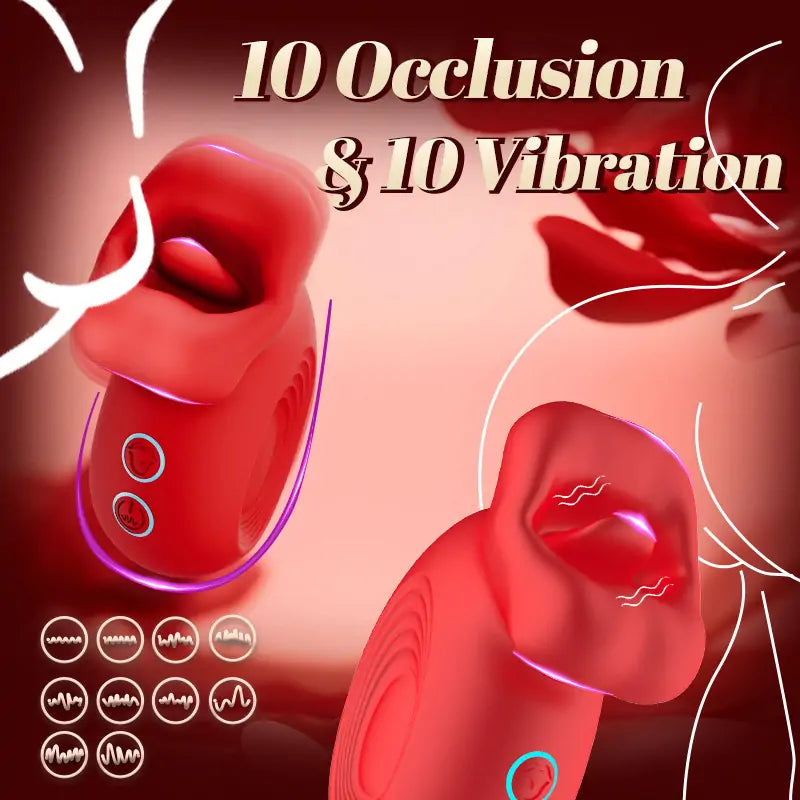 Kiss Lips Vibrating Clitoral Sucking Toys