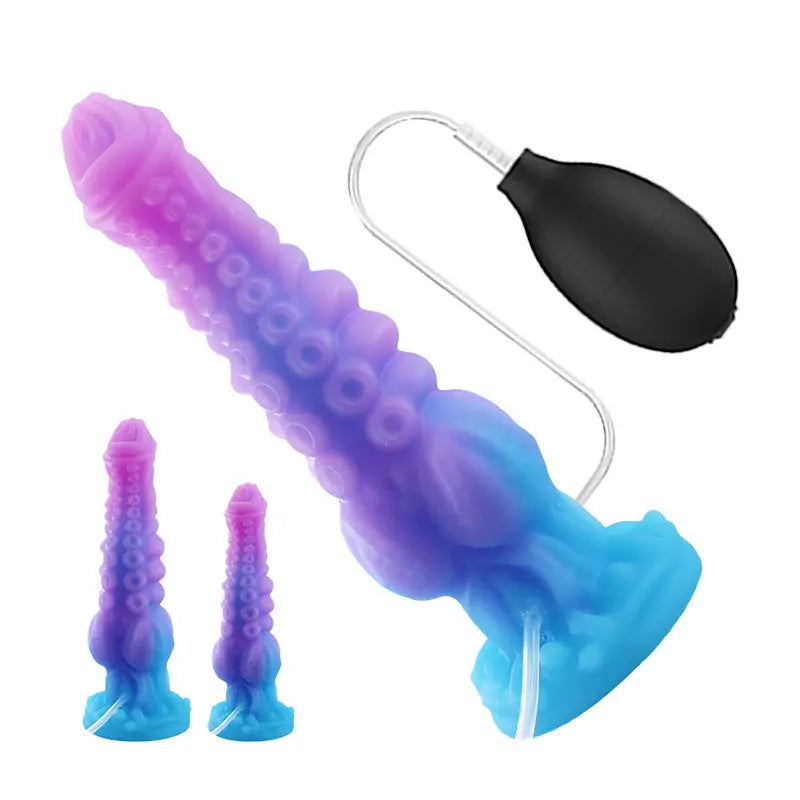 Kraken Dildo Inflatable Tentacle 10 Inches