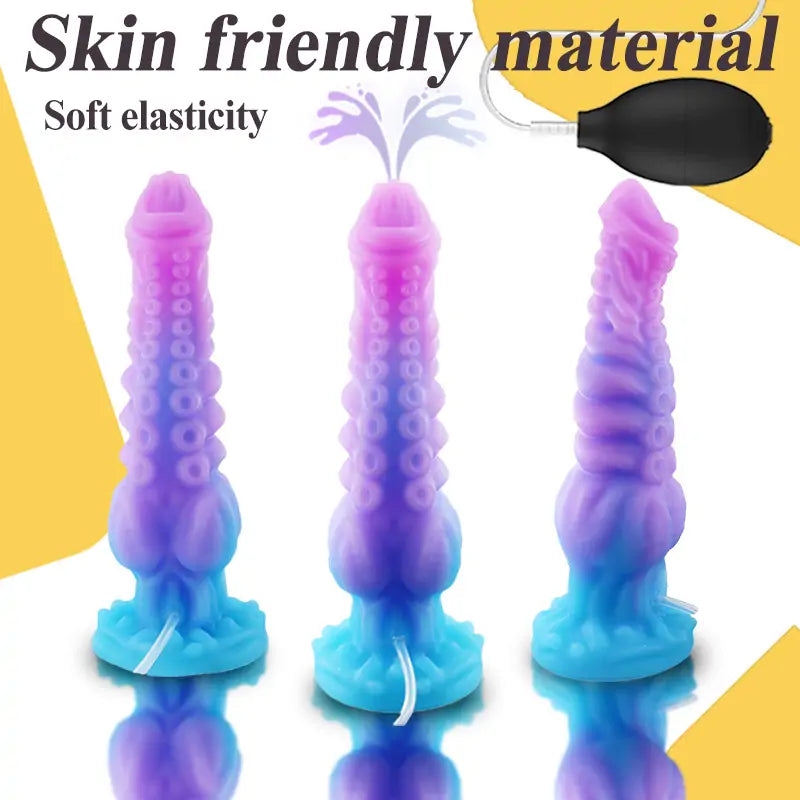 Kraken Dildo Inflatable Tentacle 10 Inches
