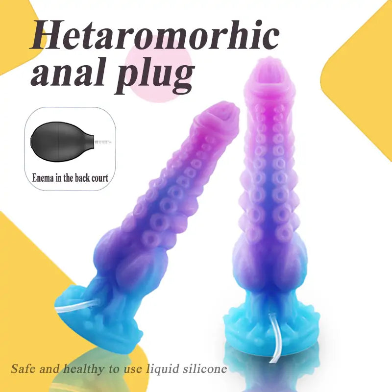 Kraken Dildo Inflatable Tentacle 10 Inches