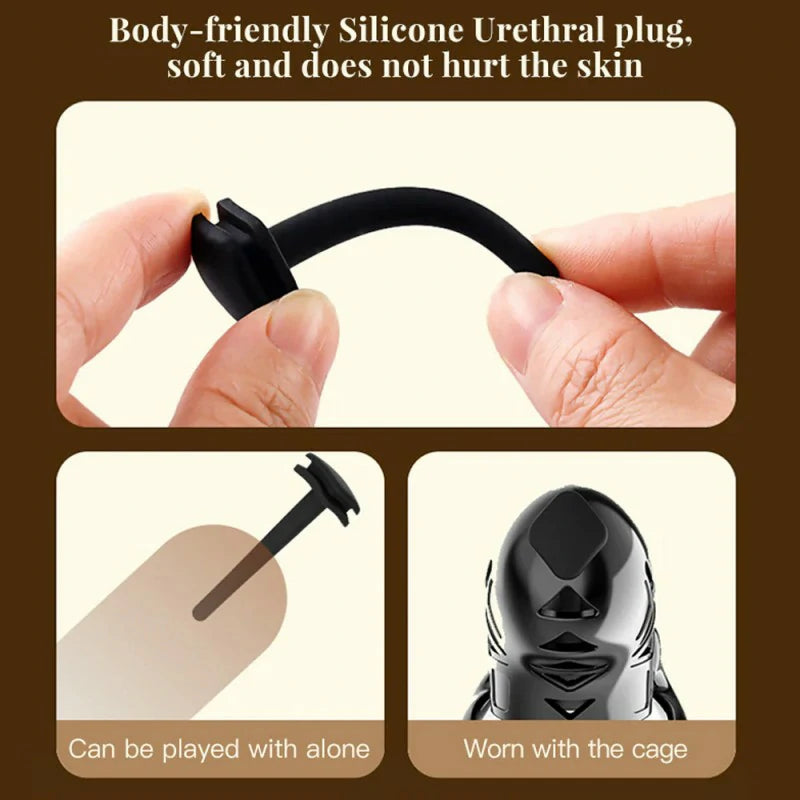 LOCKINK Electric Shock Chastity Cage with App
