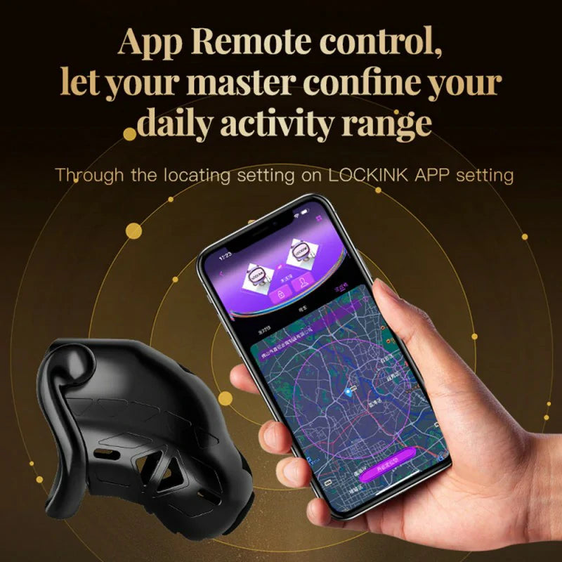 LOCKINK Electric Shock Chastity Cage with App
