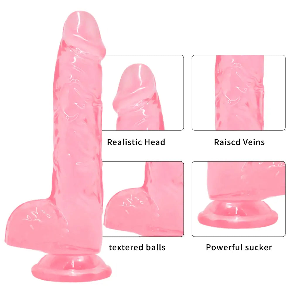 LOLlicocks Pink Dildo 7 Inches