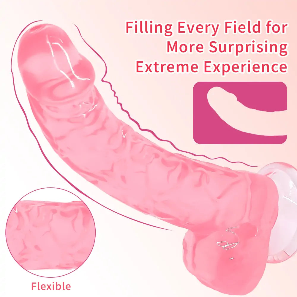 LOLlicocks Pink Dildo 7 Inches