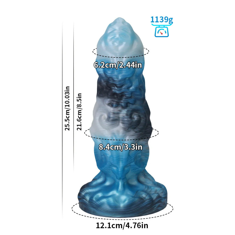 Aries Dragon Fantasy Dildo & Base Plug