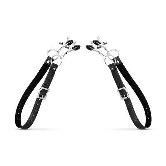 Leather Labia Spreader Adjustable Straps and Clamps