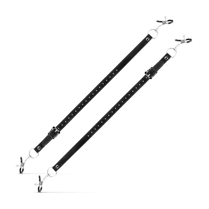 Leather Labia Spreader Adjustable Straps and Clamps