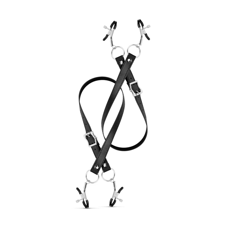 Leather Labia Spreader Adjustable Straps and Clamps