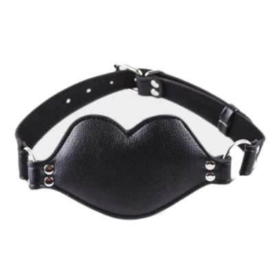 Dildo Leather Mask Lip Gag