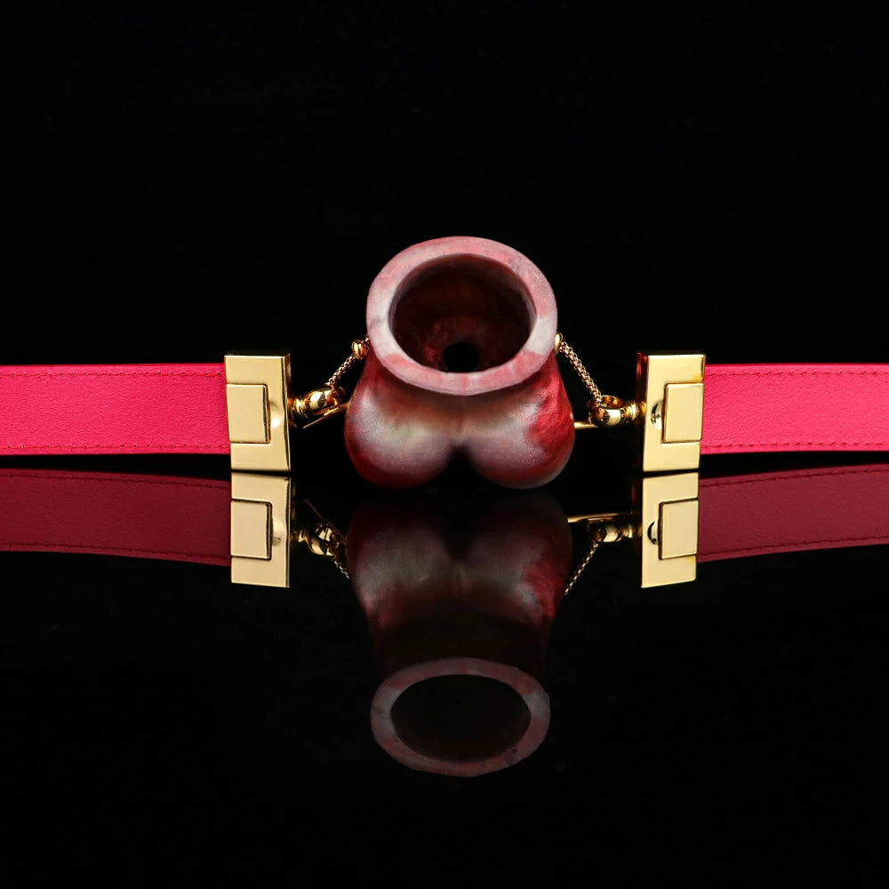 Liquid Silicone Dog Dildo Gag Harness