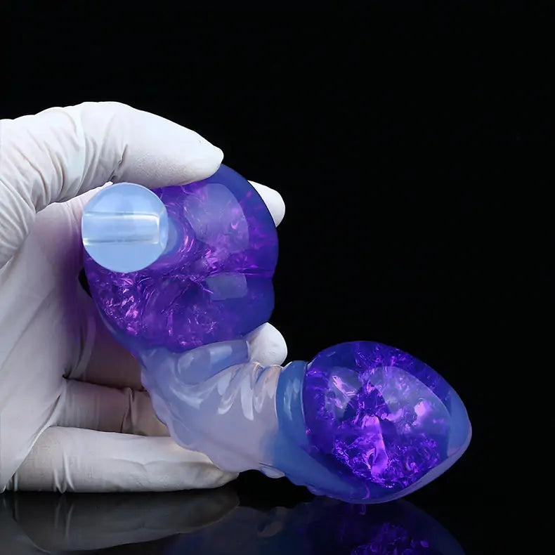 Liquid Silicone Textured Dildo Gag
