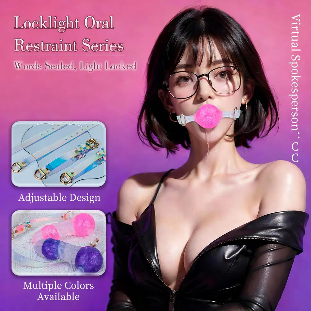 Liquid Silicone Textured Dildo Gag