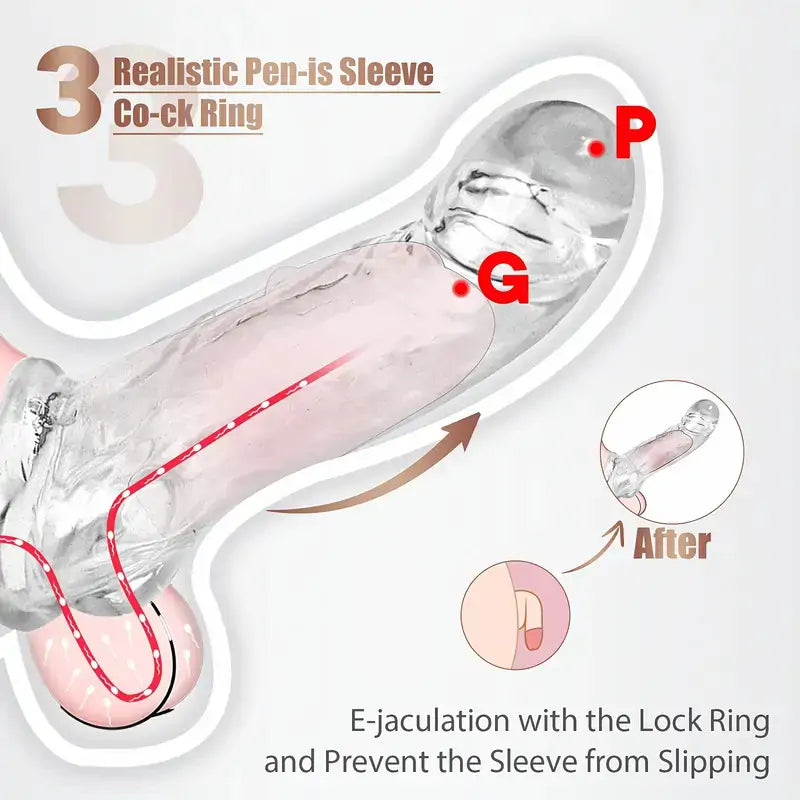 Little More Extender - Real Feel Penis Sleeve