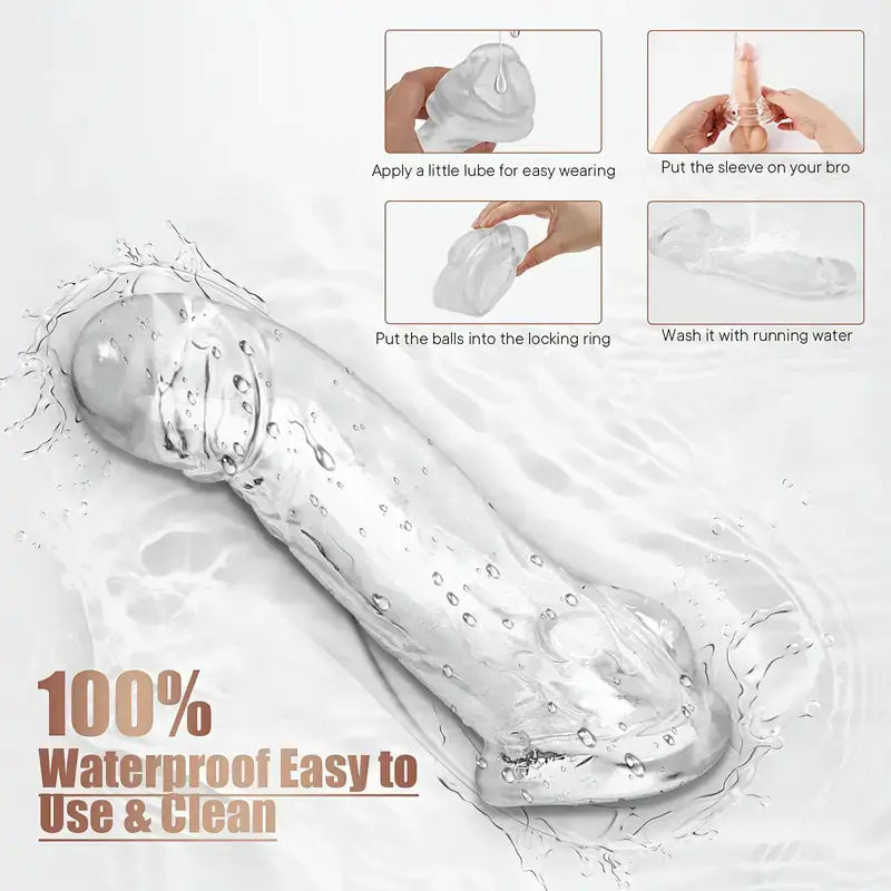 Little More Extender - Real Feel Penis Sleeve