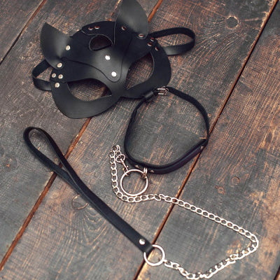 Lolita – Cat Mask With Chain Collar