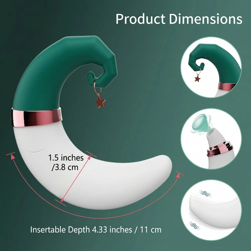 Luna Pulse Sucking & Vibrating Massager