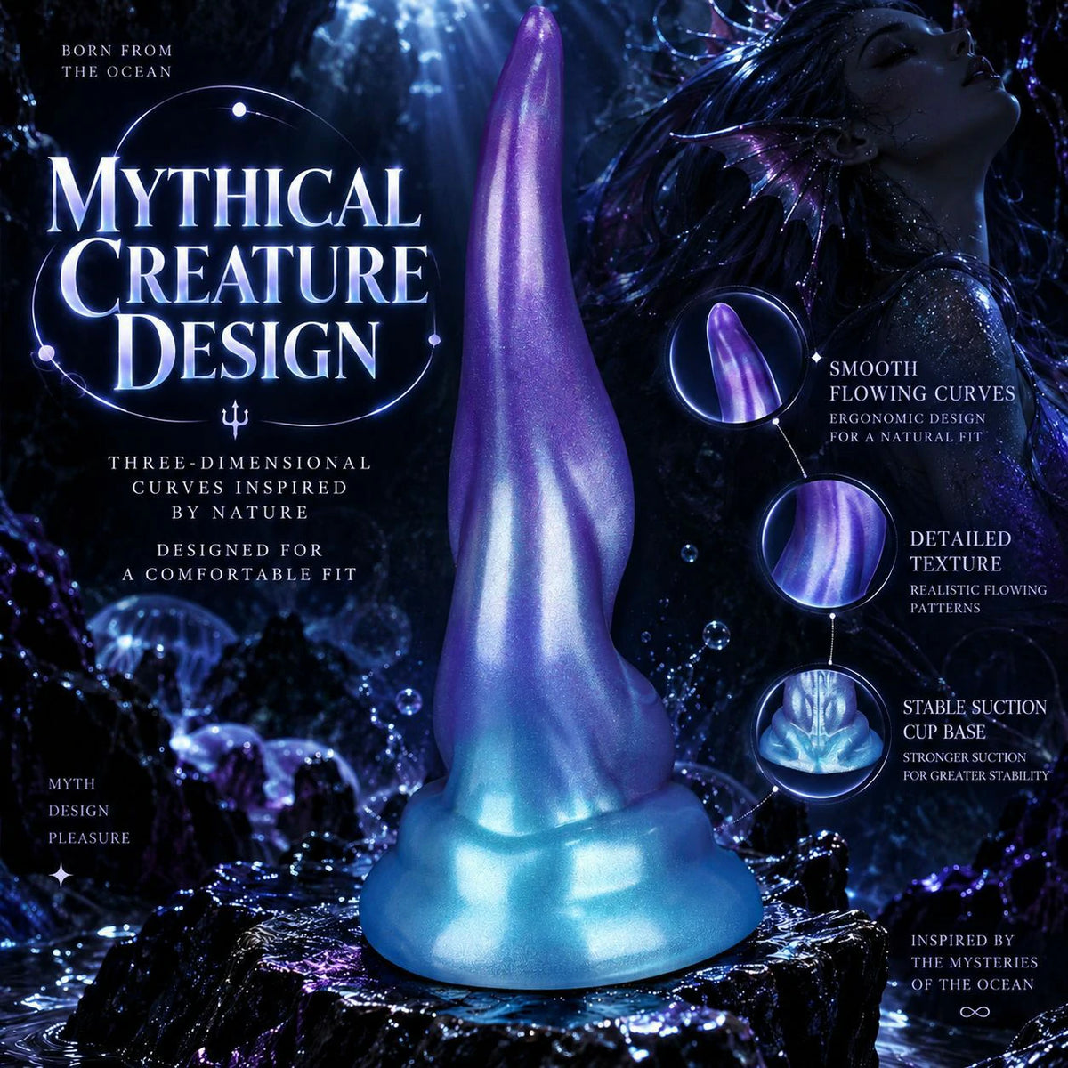 Luojia – Alien Creature Fantasy Dildo with Suction Cup