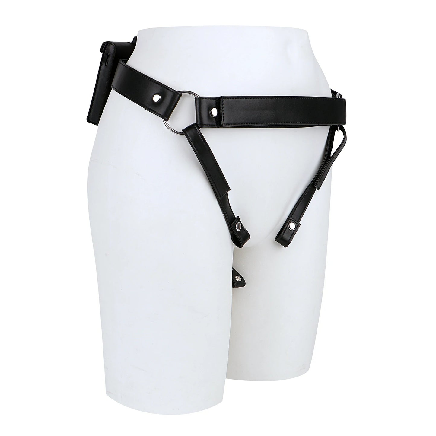 Adjustable Electric Shock Anal Plug Chastity Belt