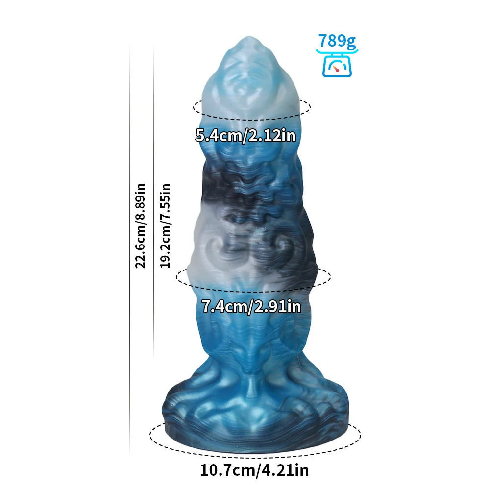 Aries Dragon Fantasy Dildo & Base Plug