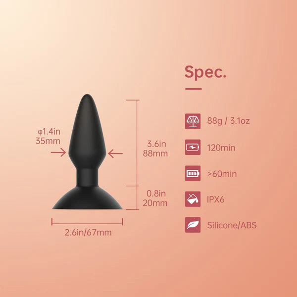 Magic Equinox Vibrator Butt Plug with App
