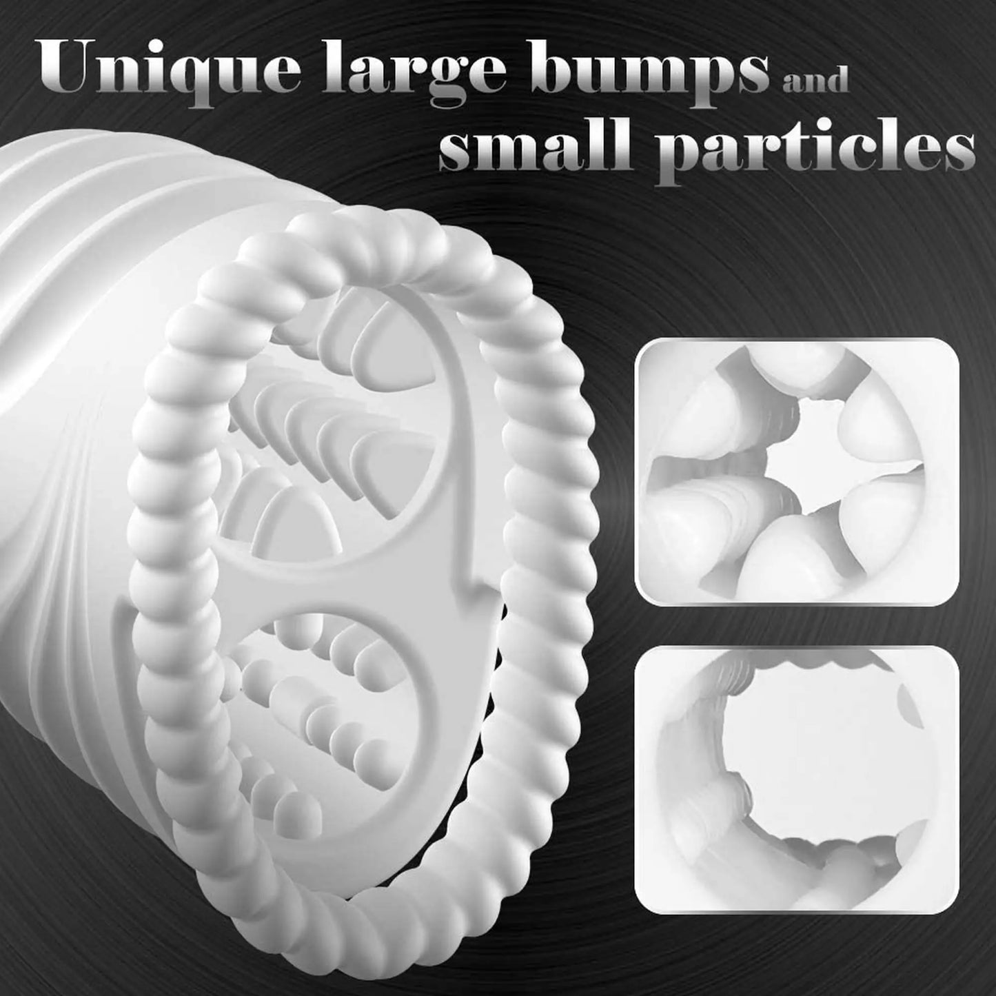 Male Masturbators with Spermatic Cord Rings