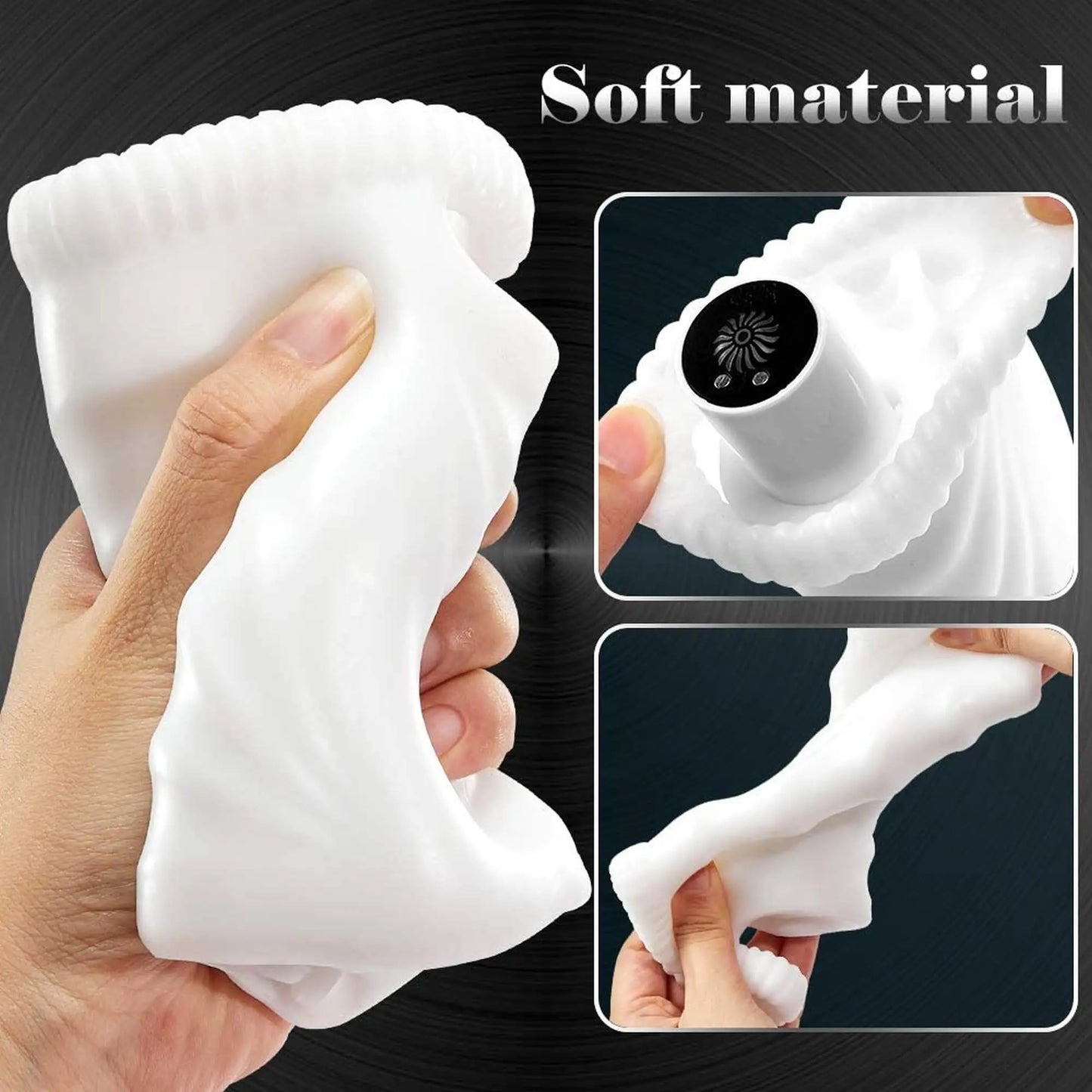 Male Masturbators with Spermatic Cord Rings