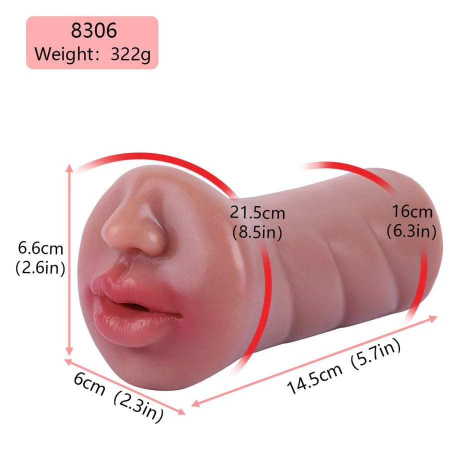Male Mouth Masturbator Silicone Oral