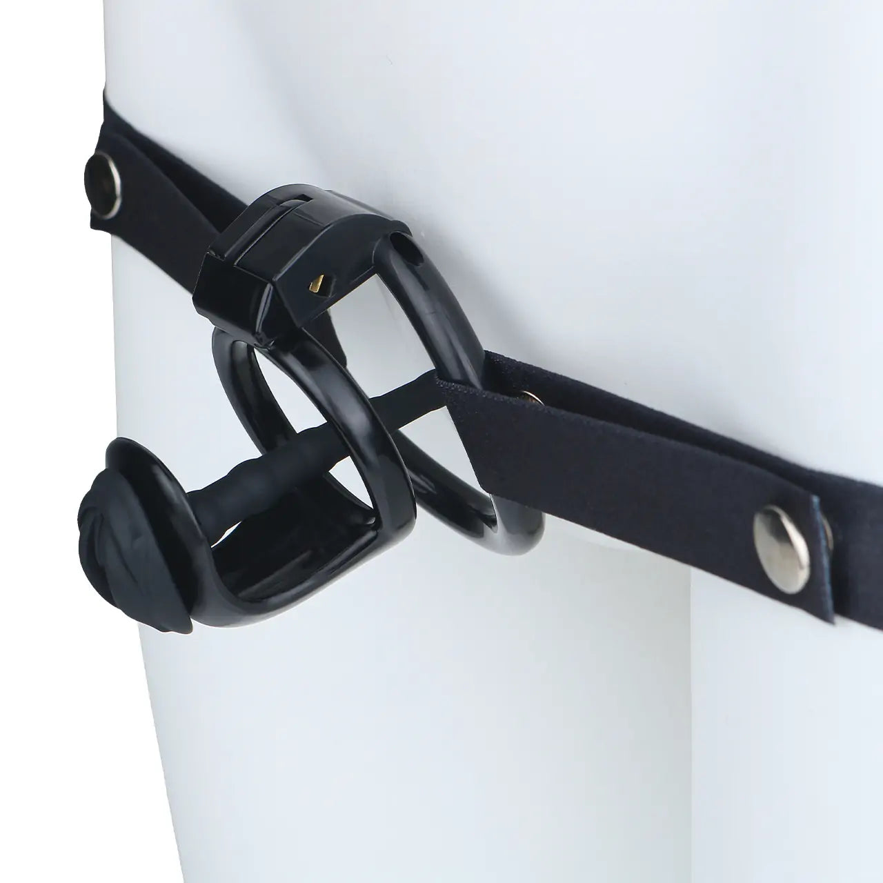 Male Resin Chastity Cages with Catheter