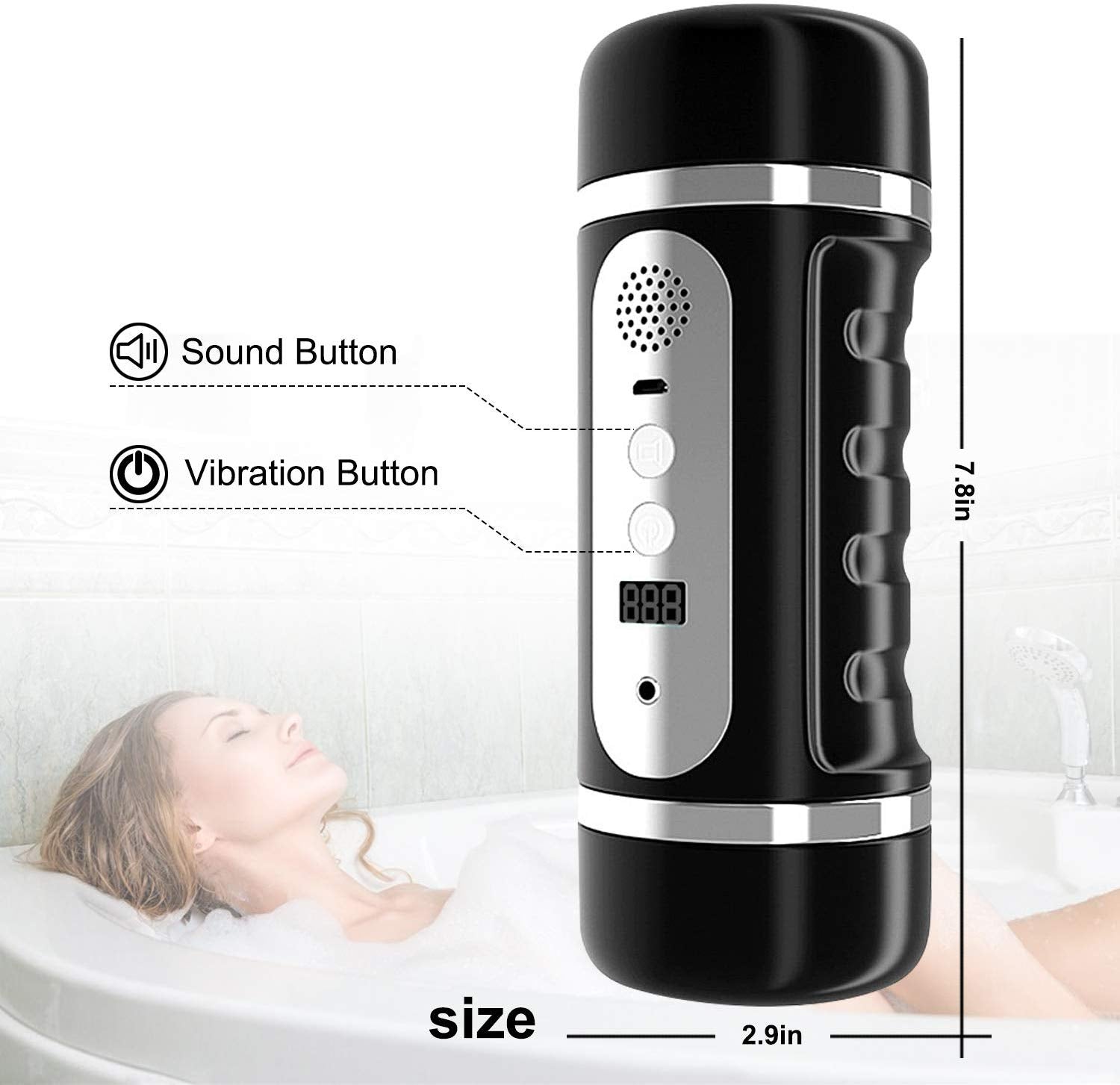 3D Realistic Double Head Automatic Masturbator
