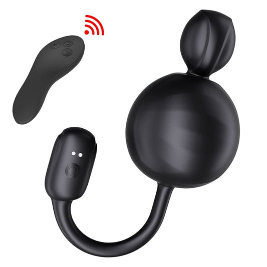 Mark - Silicone Inflatable Vibrating Anal Beads