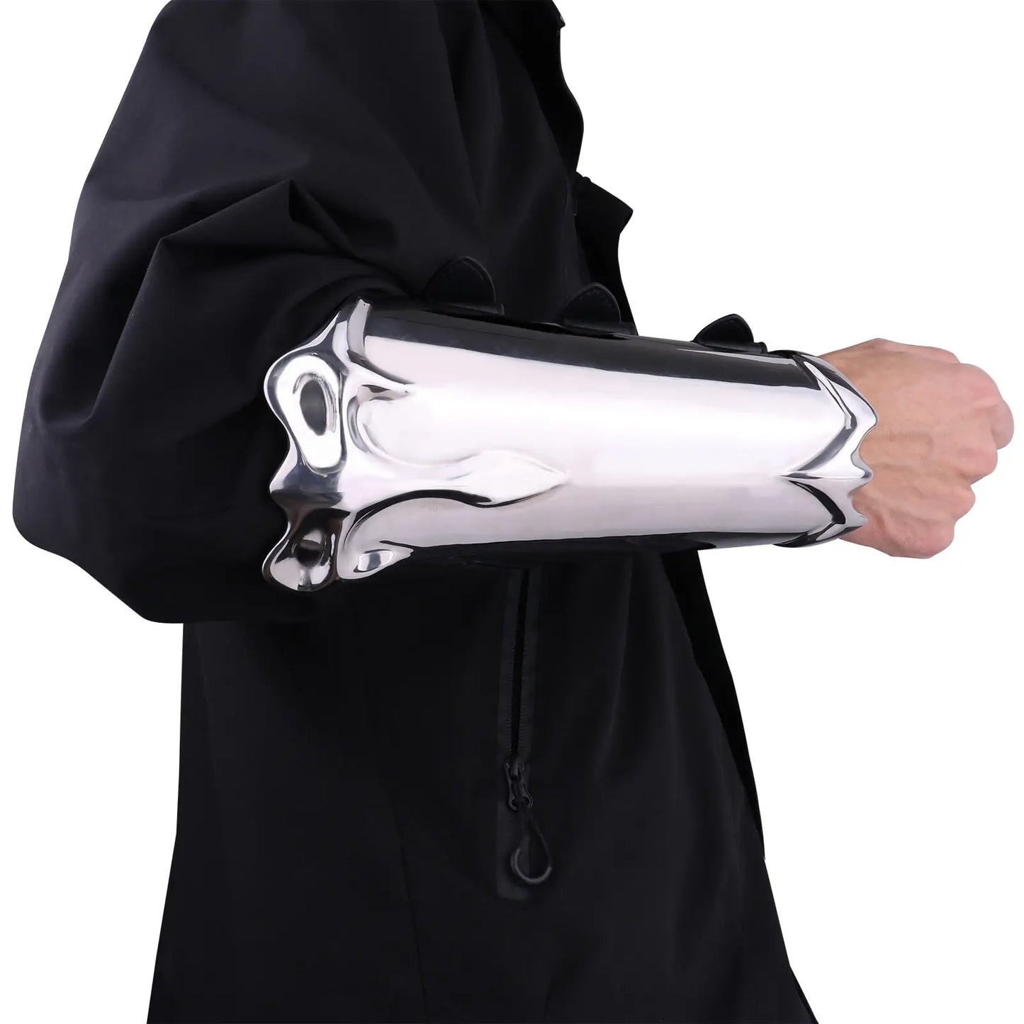 Medieval Stainless Steel Bondage Bracers