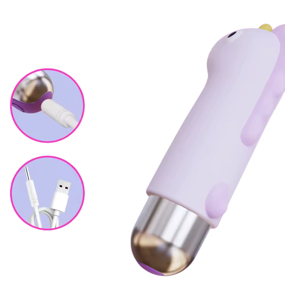 Mini Unicorn Vibrator - Pocket Bullet Massager